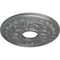 Ekena Millwork Baltimore Ceiling Medallion (Fits Canopies up to 5 1/2"), 15 3/8"OD x 4 1/4"ID x 1 1/2"P, Platinum CM15BAPLS - alternate 3